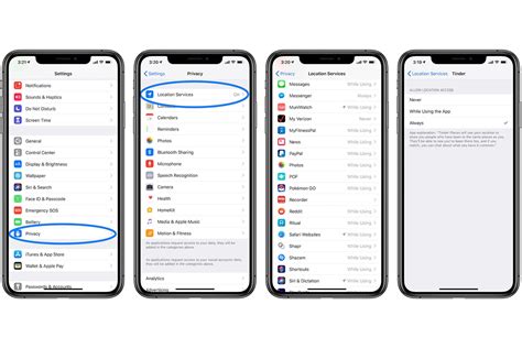 how to cancel location tracker app iphone