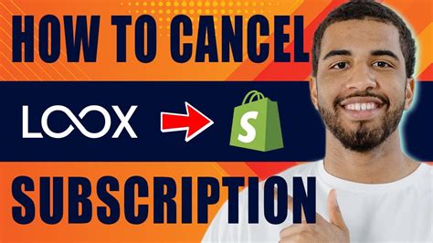 how to cancel loox on shopify