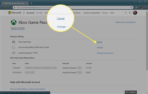 how to cancel microsoft pc game pass subscription