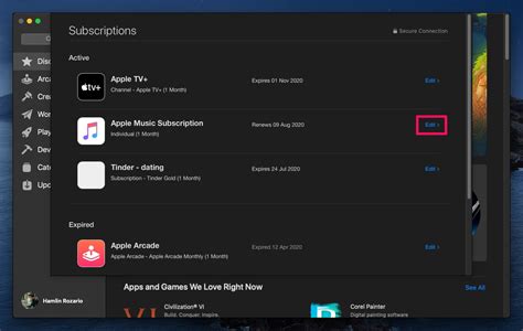 how to cancel microsoft subscription on macbook
