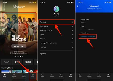 how to cancel paramount plus on amazon on iphone