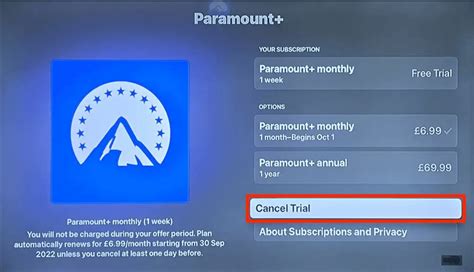 how to cancel paramount plus on apple itunes