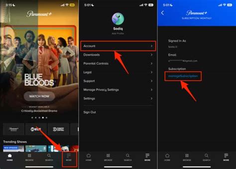 how to cancel paramount plus on ios