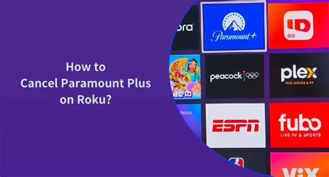 how to cancel paramount plus on roku app