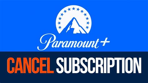 how to cancel paramount plus subscription through amazon