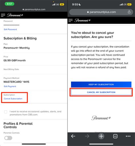 how to cancel paramount subscriptions on amazon prime video on phone