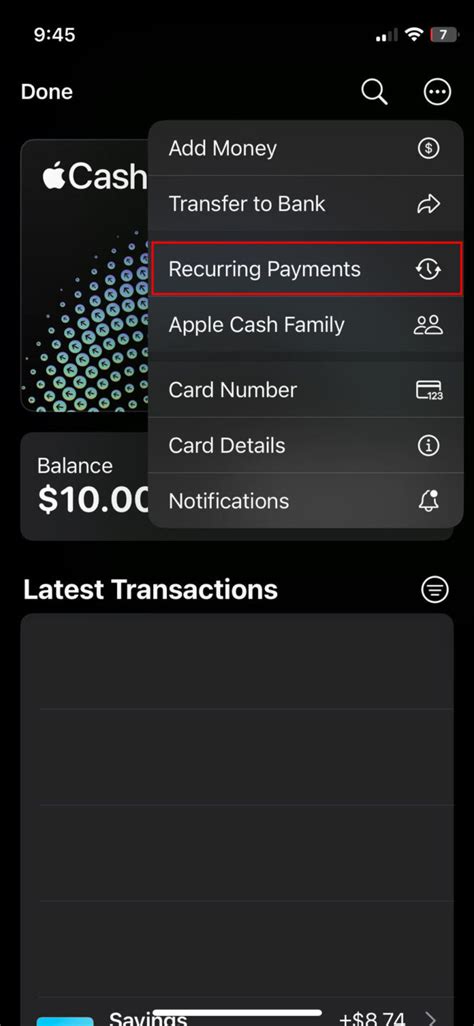 how to cancel payments on iphone settings