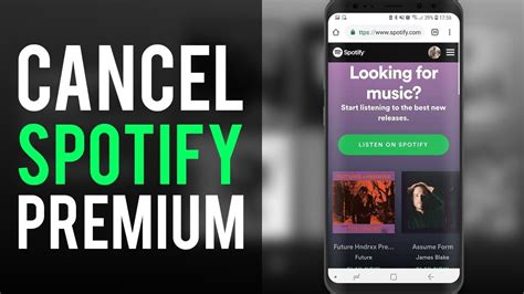 how to cancel spotify on android