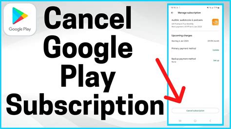 how to cancel sub on app store