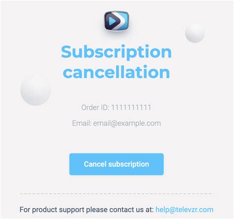 how to cancel subscription in facebook page
