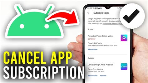 how to cancel subscription on android