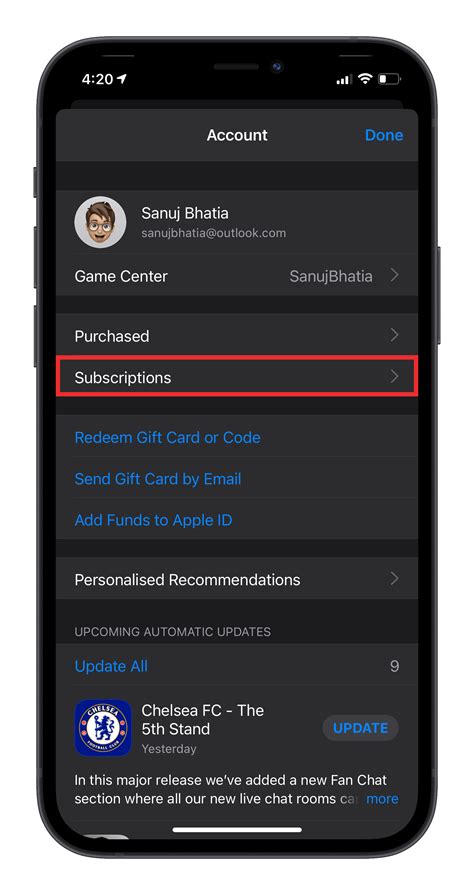 how to cancel subscriptions on cash app on iphone