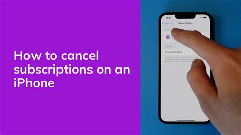 how to cancel subscriptions on phone