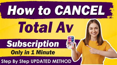 how to cancel total av subscription on android free