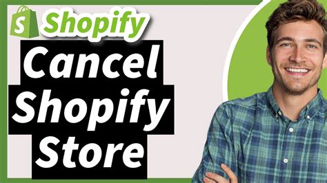 how to cancel your account on shopify