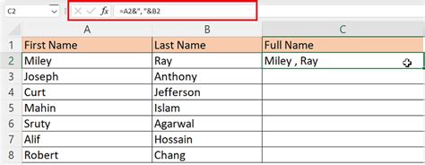 how to capitalize first and last name in excel