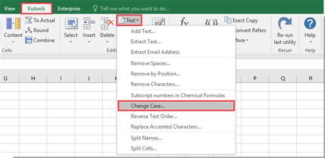 how to capitalize words in excel