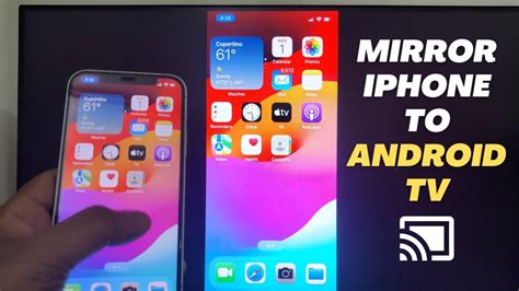 how to cast iphone to android tv free