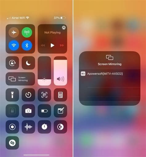 how to cast to android tv from iphone