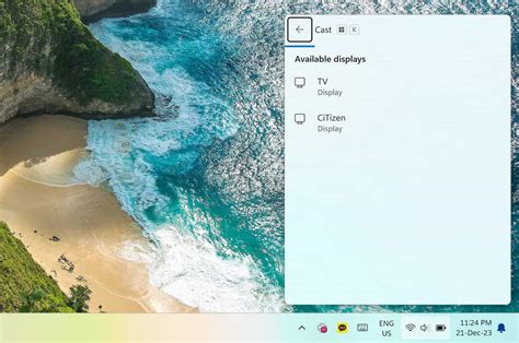 how to cast to smart tv from windows