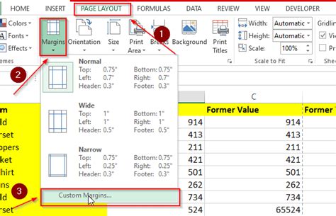 how to center excel worksheet horizontally