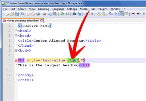 how to center text next to an image in html
