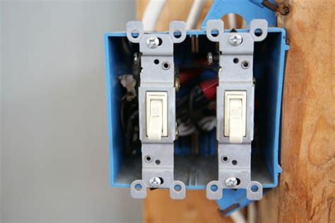 how to change a double light switch