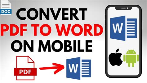 how to change a pdf to word on iphone