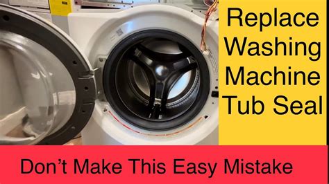 how to change a washing machine seal