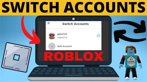 how to change accounts on roblox pc