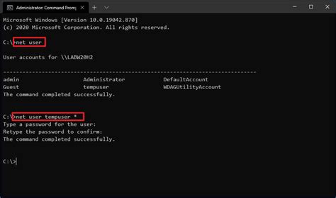 how to change administrator password on windows 10 with cmd