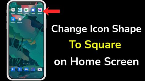 how to change app icon shape android 13