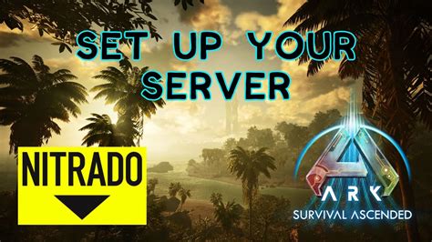 how to change ark server settings nitrado