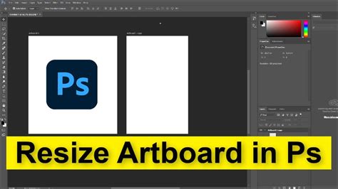 how to change artboard dimensions in photoshop