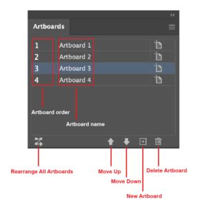 how to change artboard order in adobe illustrator