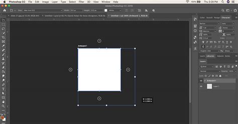 how to change artboard size in krita