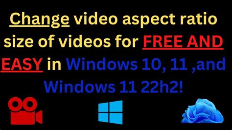 how to change aspect ratio on pc windows 11