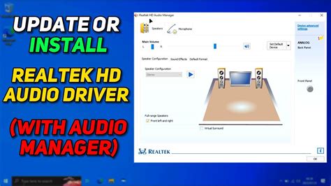 how to change audio driver in windows 10