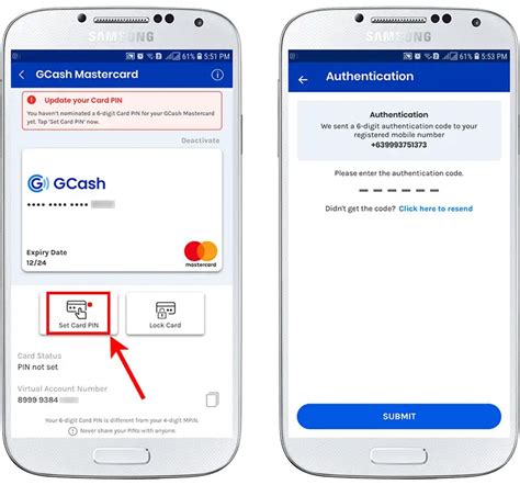 how to change authentication code in gcash