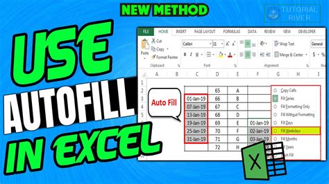 how to change auto fill settings in excel
