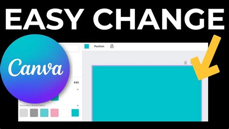 how to change background color in canva app