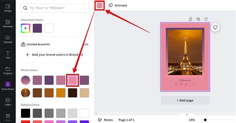 how to change background color in canva docs