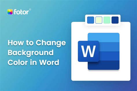 how to change background color in word on mac