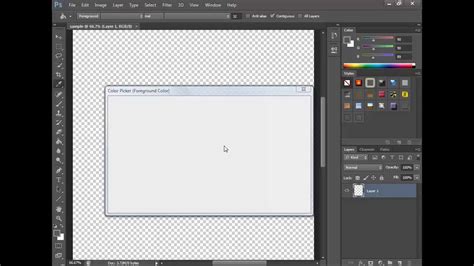 how to change background color of canvas in photoshop