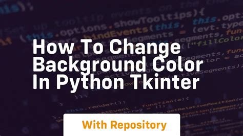 how to change background color of canvas in tkinter