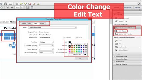 how to change background color of text box in adobe acrobat