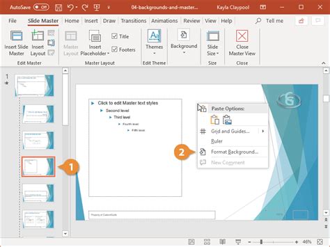 how to change background graphic in powerpoint