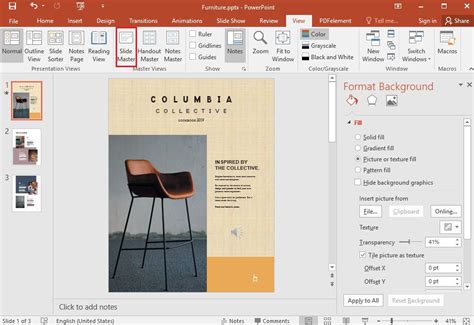 how to change background graphics in powerpoint