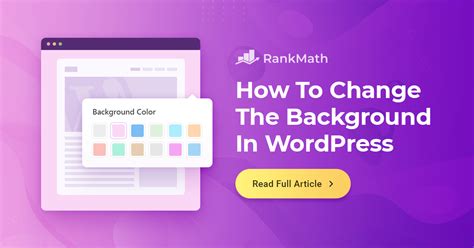 how to change background image on wordpress