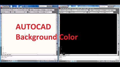 how to change background in autocad